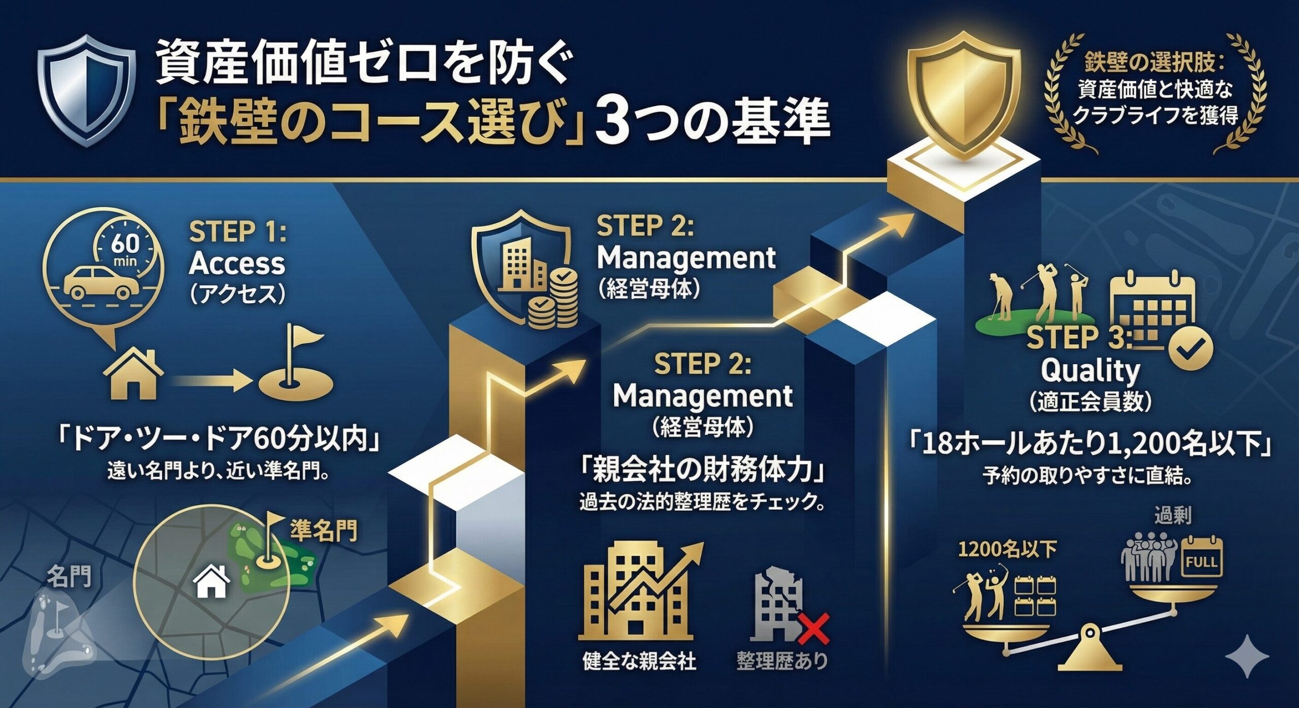 失敗しないコース選びの3ステップ