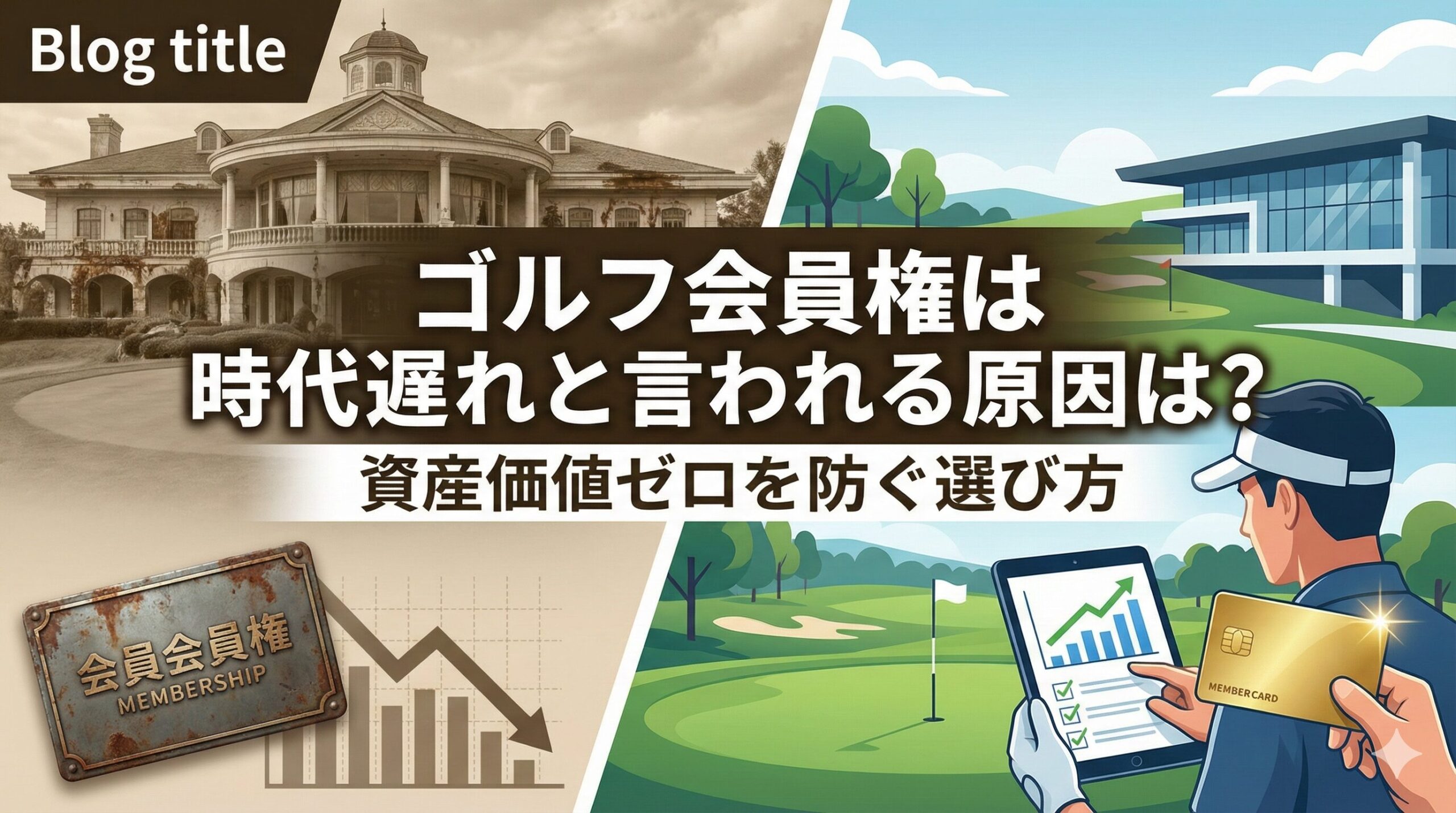 ゴルフ会員権 時代遅れ