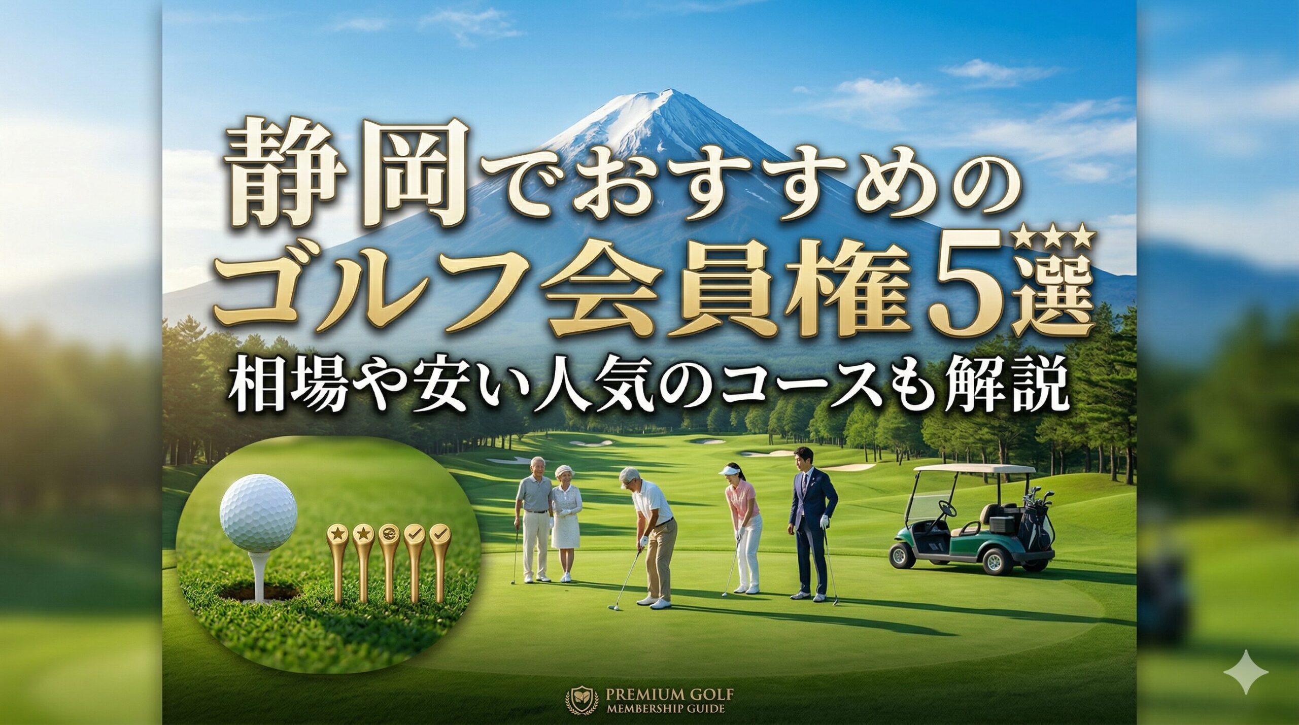 静岡でおすすめのゴルフ会員権